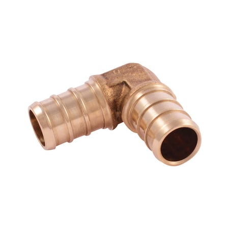 Sharkbite SharkBite 1/2 in. PEX X 1/2 in. D PEX Brass Elbow, PK25 UC248LFCP25